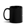 Black Glossy Mug: Dog