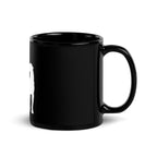 Black Glossy Mug: Dog