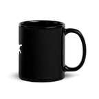Black Glossy Mug: Cat