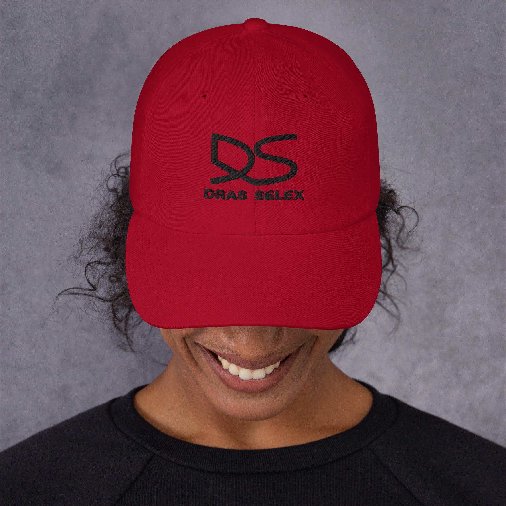 Dras Selex Logo embroidered in black