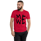 Letters M, W and E forming a Me We Graphic