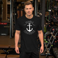The words ' Humble Confidence ' combined with a distressed anchor graphic in an all white layout