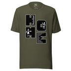 Illustration of male and female in traditional german clothing placed inside the word Home