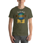 Globe graphic integrated with the phrase Planet Me in earth tones