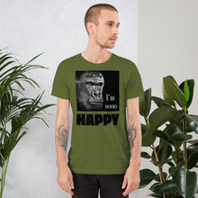 Lade das Bild in den Galerie-Viewer, Serious Ape face incorporated in black and white design
