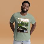 Photo of Lake with ' Don't Drown In Sorrow ' text placed on lake