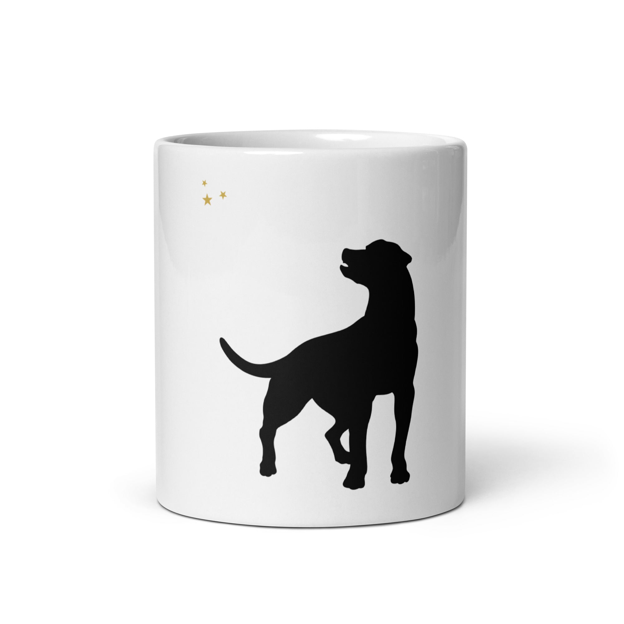 White glossy mug: Dog