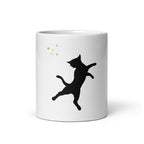 White glossy mug: Cat