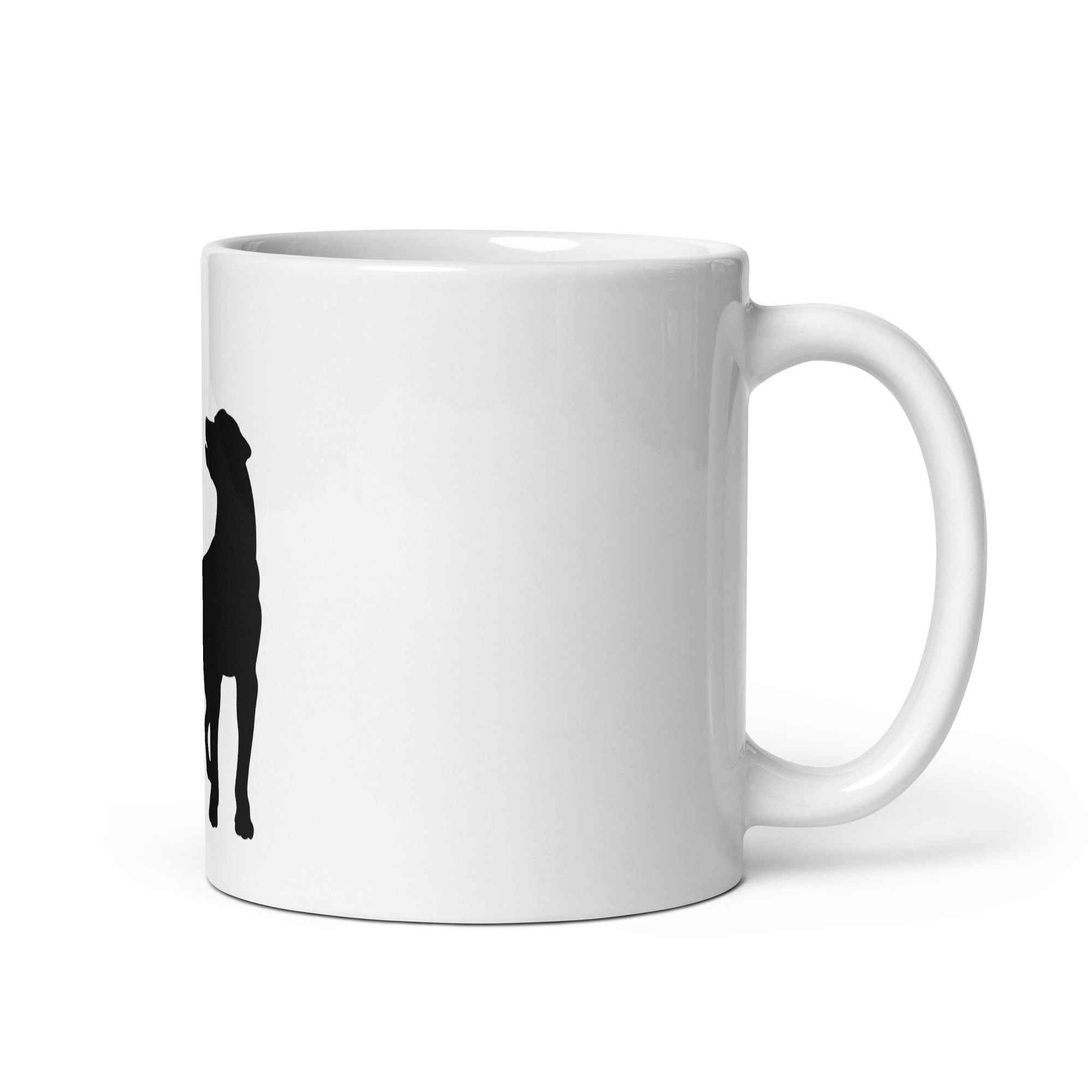 White glossy mug: Dog