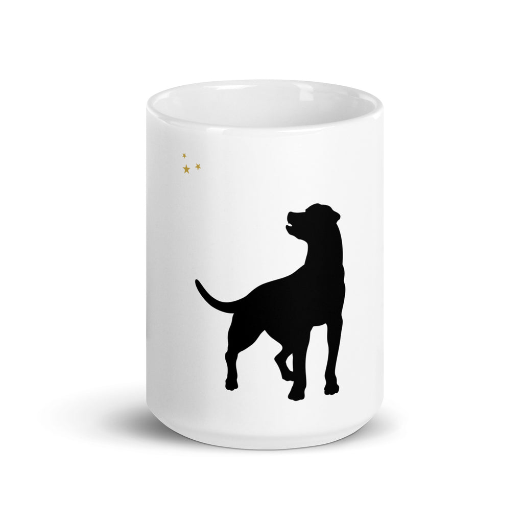 White glossy mug: Dog
