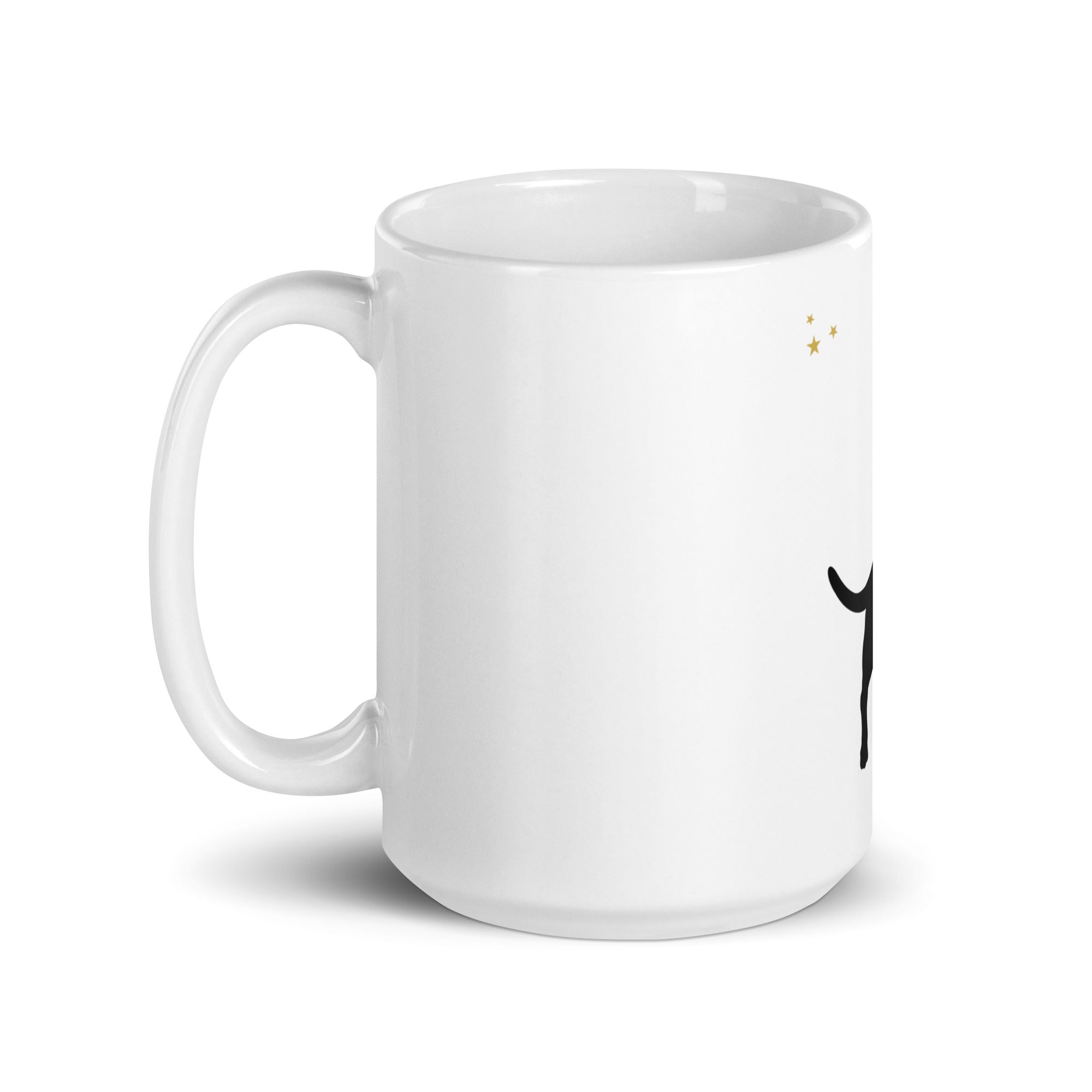 White glossy mug: Dog