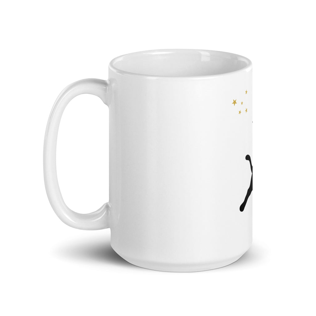 White glossy mug: Cat