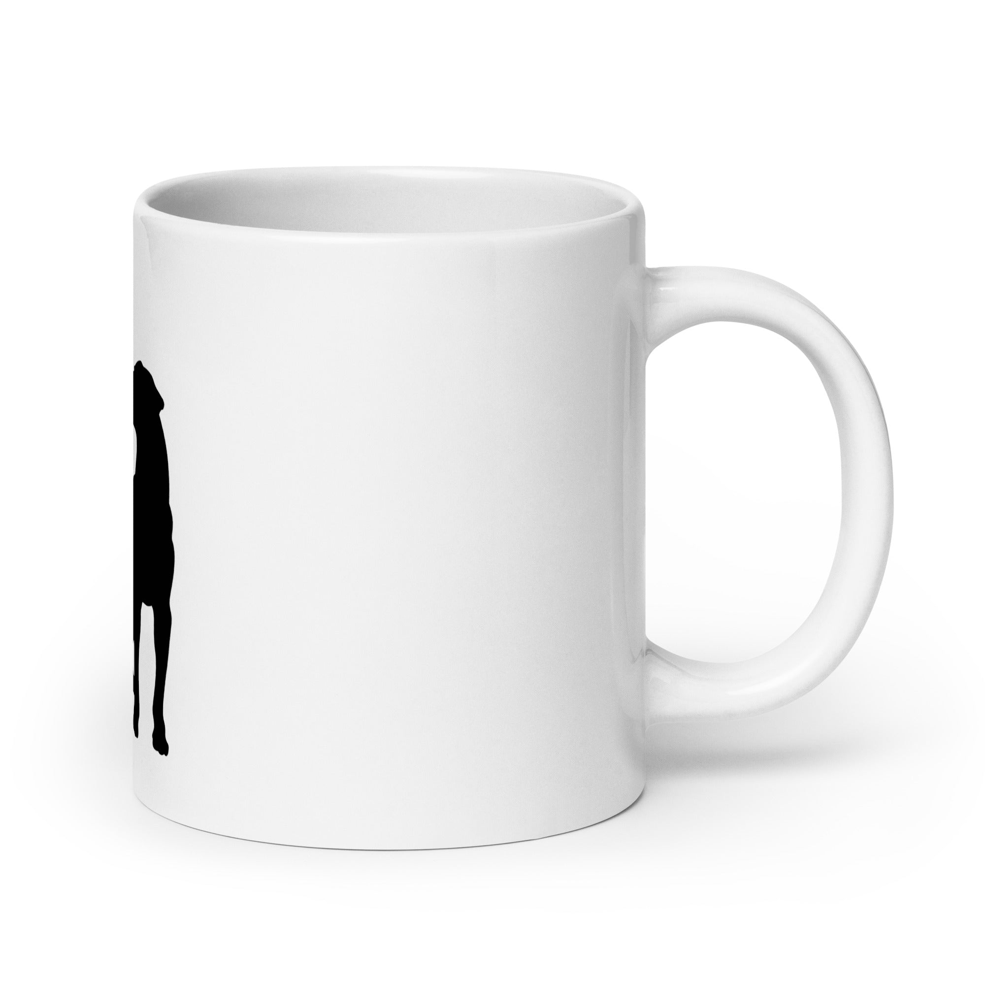White glossy mug: Dog