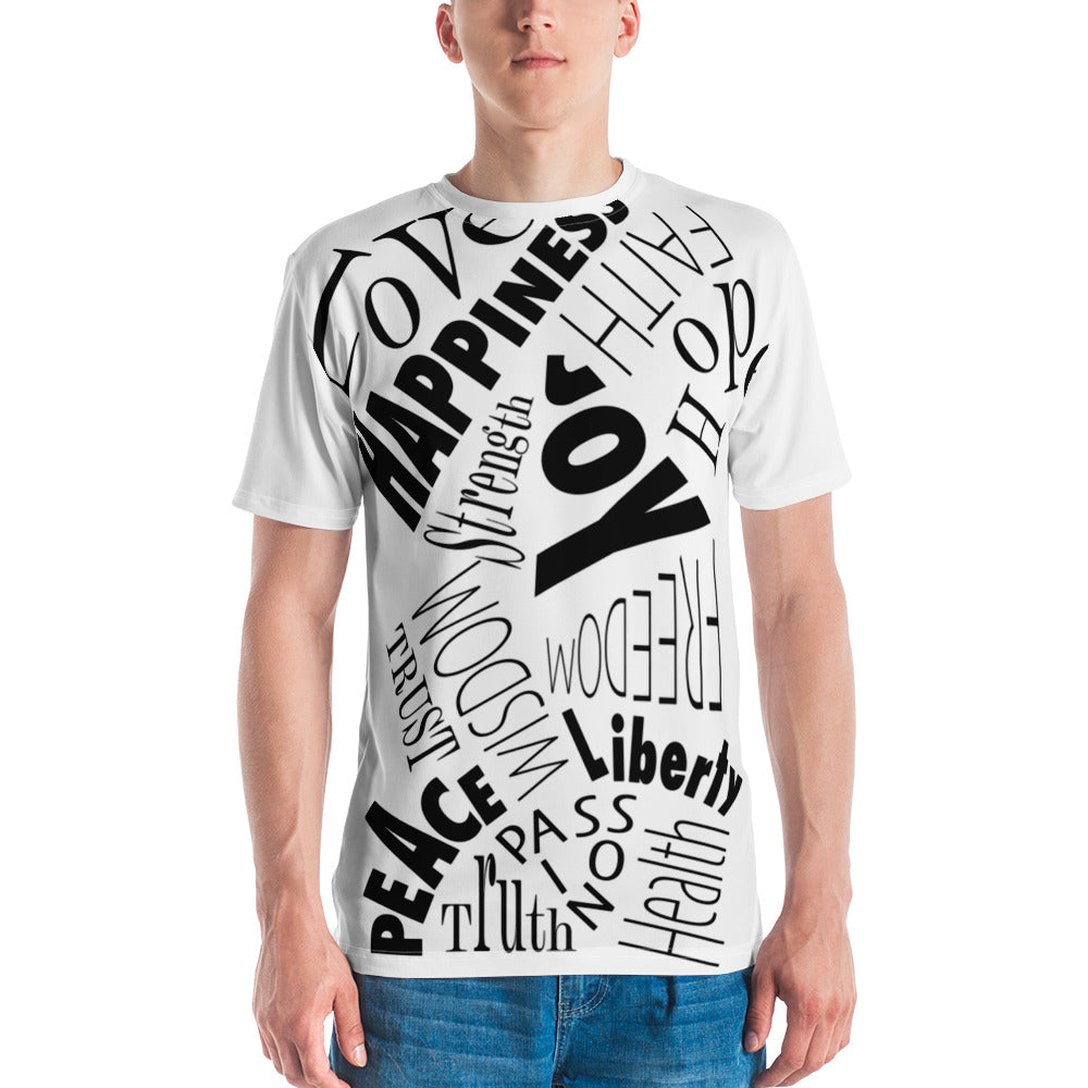 (Positive Words) Men's T-shirt