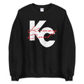 Letters K and C fused in a white graphic with the words Krazy Cool in fun, red type
