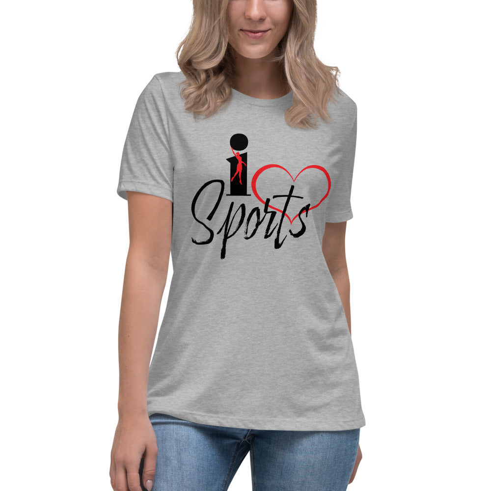 (ILuvSports) Women's Relaxed T-Shirt